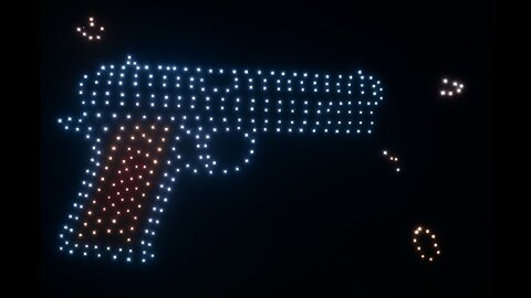 Drone Arsenal: Sky Lights Form a Gun