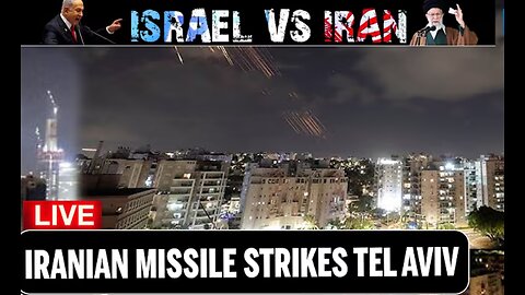 🔴LIVE: Tel Aviv City On Fire As Iranian Missiles Attack Israel | Iran Attack Israel | Trump🔴