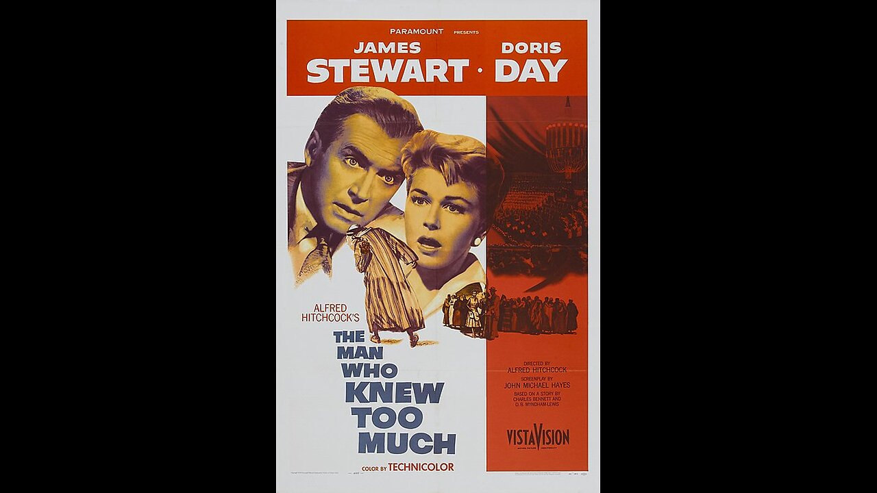 📽️ The Man Who Knew Too Much (1956) | Alfred Hitchcock | Film Noir | Movie Classics