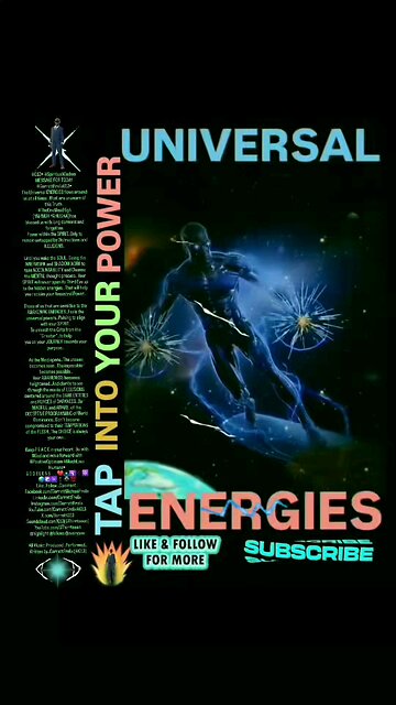 ▪︎UNIVERSAL ENERGIES/TAP INTO YOUR POWER▪︎