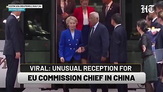 Ursula, Kallas, Costa Get Frosty Reception As Bus Carries Top EU Leaders In China