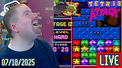 Friday Night Salt Mines: Pushing for More PBs Edition, Doods! [Tetris Attack Speedruns]