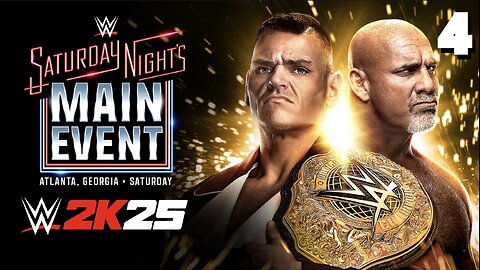 WWE 2K25 Saturday Night's Main Event July 2025 - Match 4: Gunther RETIRES Goldberg!