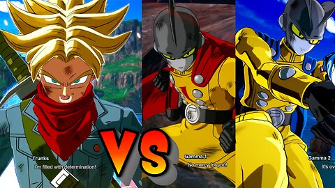 Trunks(Super) VS Gamma 1 & 2 - Dragon Ball Sparking Zero