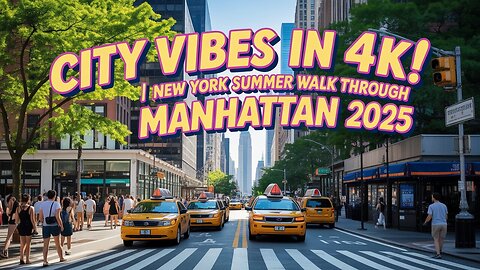 🌞 Summer in the City! | NYC 4K Walking Tour 2025 Times Square