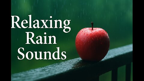 Sounds of Nature: Relaxing rain sounds | Gentle raindrops and the peaceful atmosphere of nature