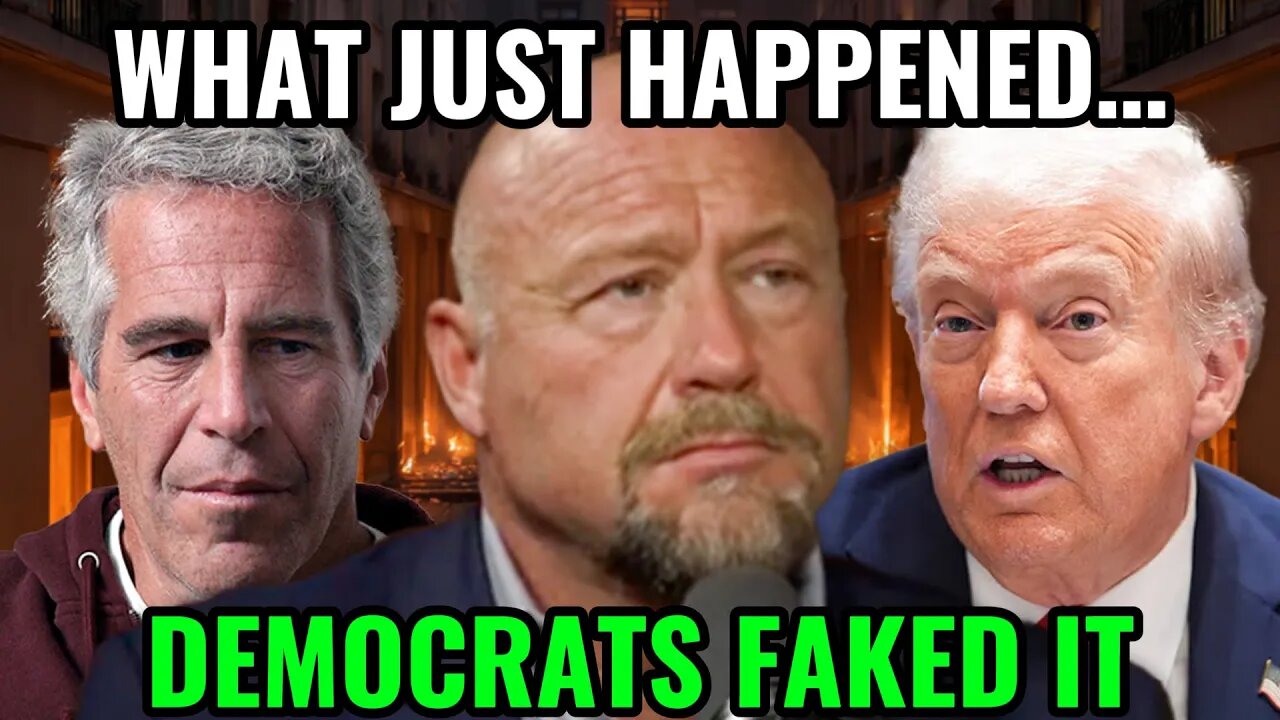 🚨Alex Jones EXPOSES Democrats FAKE Trump Epstein Connection!!