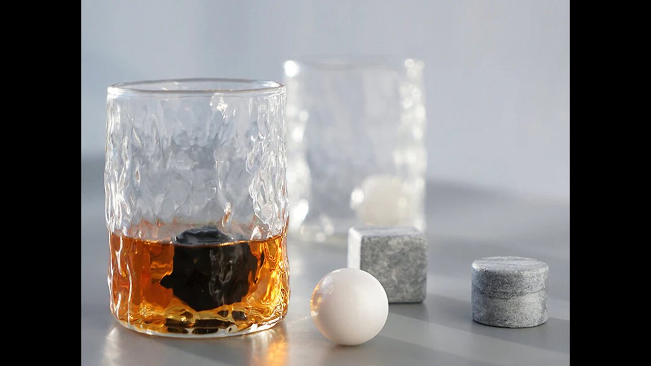 Reusable Beverage Chilling Stones Set, for Wine, Beer, Champagne, Soda, Juice & More