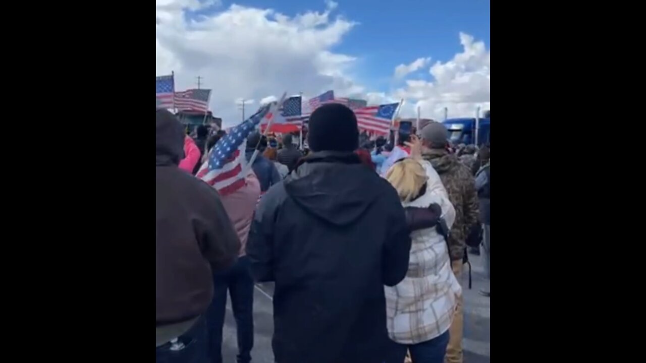 God bless America...Truckers for trump