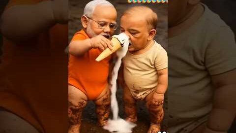 🥊🇮🇳🇵🇰 India’s PM Modi vs Pakistan’s PM Shehbaz Sharif – Epic AI Fight! 😂
