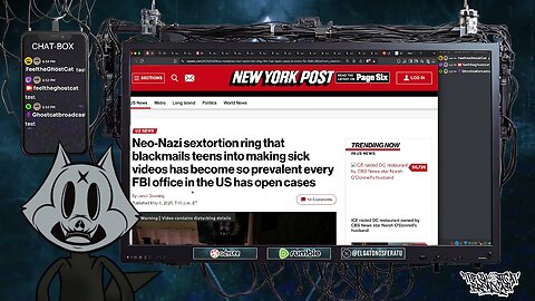 Ghost Cat Broadcast: Elizondo Quits UAP Disclosure, Satanic 764 Exposed, Prince Andrew’s Epstein Ties