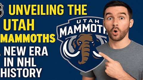 🏒 Unveiling the Utah Mammoths | A New Era in NHL History Begins! 🐘🥅| NEWSDRIFT
