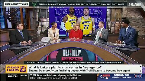 FULL Breakdown: Lakers Eye Ayton, Dame Waived, Giannis’ Future | ESPN Free Agency