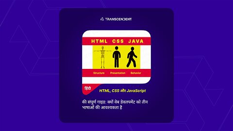 HTML, CSS और JavaScript की संपूर्ण गाइड: क्यों वेब डेवलपमेंट को तीन भाषाओं की आवश्यकता है- हिंदी #02