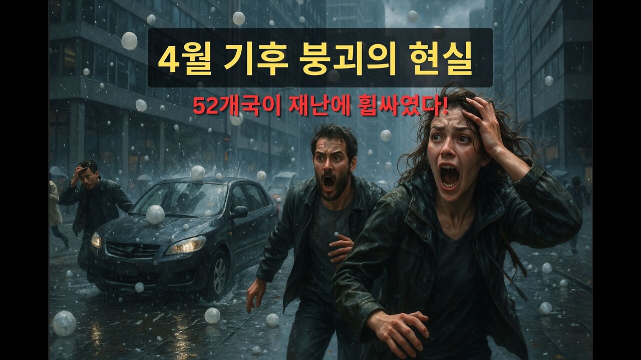 🌏 4월, 기후 붕괴의 현실 — 152개국이 재난에 휩싸였다!