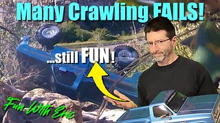 Crawling FAILS! 😁 Axial SCX10 III Pro-Line '82 Chevy K10 4x4 ...still more fun than bad day fishing!