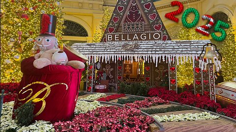 Christmas at the Bellagio Conservatory 2025 Walkthrough