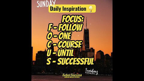 🗣Stay Focused & Keep Moving Forward‼️💪#DailyInspiration #MorningQuote #SoberCoach #Quotes