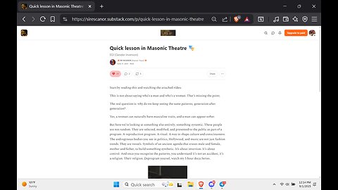 MASONIC THEATER Bio Digital Conversion Transhumanism (EGI) Telegram https://t.me/RobertWhiteside