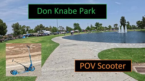 Don Knabe Community Regional Park. Memorial Day Scooter Ride.