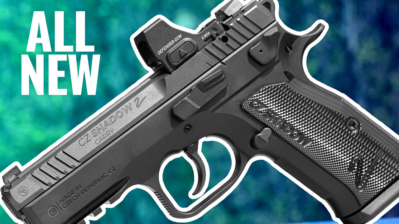 All New CZ Shadow 2 Carry 9MM Pistol | Range Review