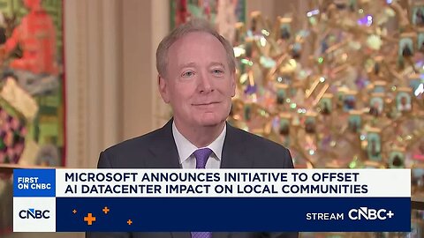 Microsoft President Brad Smith on new data center initiative