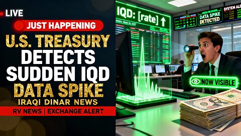 JUST HAPPENING — U.S. TREASURY DETECTS SUDDEN IQD DATA SPIKE ⚠️📊 💥 Iraqi Dinar News 2025