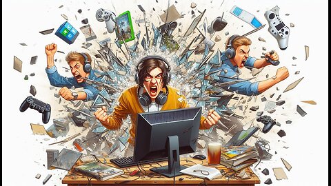 I smashed my gamer