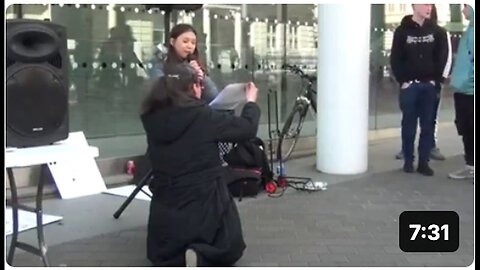 "11-Year-Old Girl Confronts Klaus Schwab and His Globalist Associates"