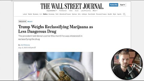 Trump May Reschedule Marijuana & This Triggers the Crusty Conservatives