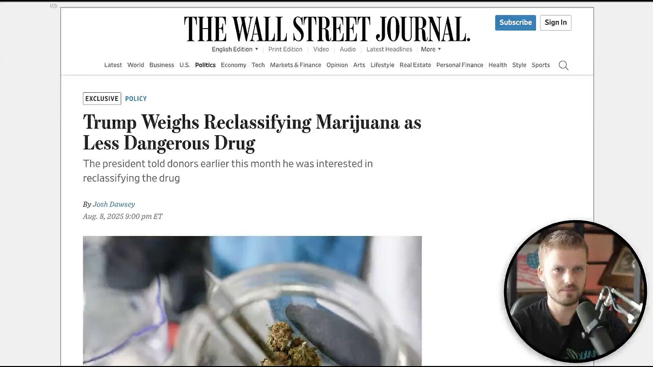 Trump May Reschedule Marijuana & This Triggers the Crusty Conservatives