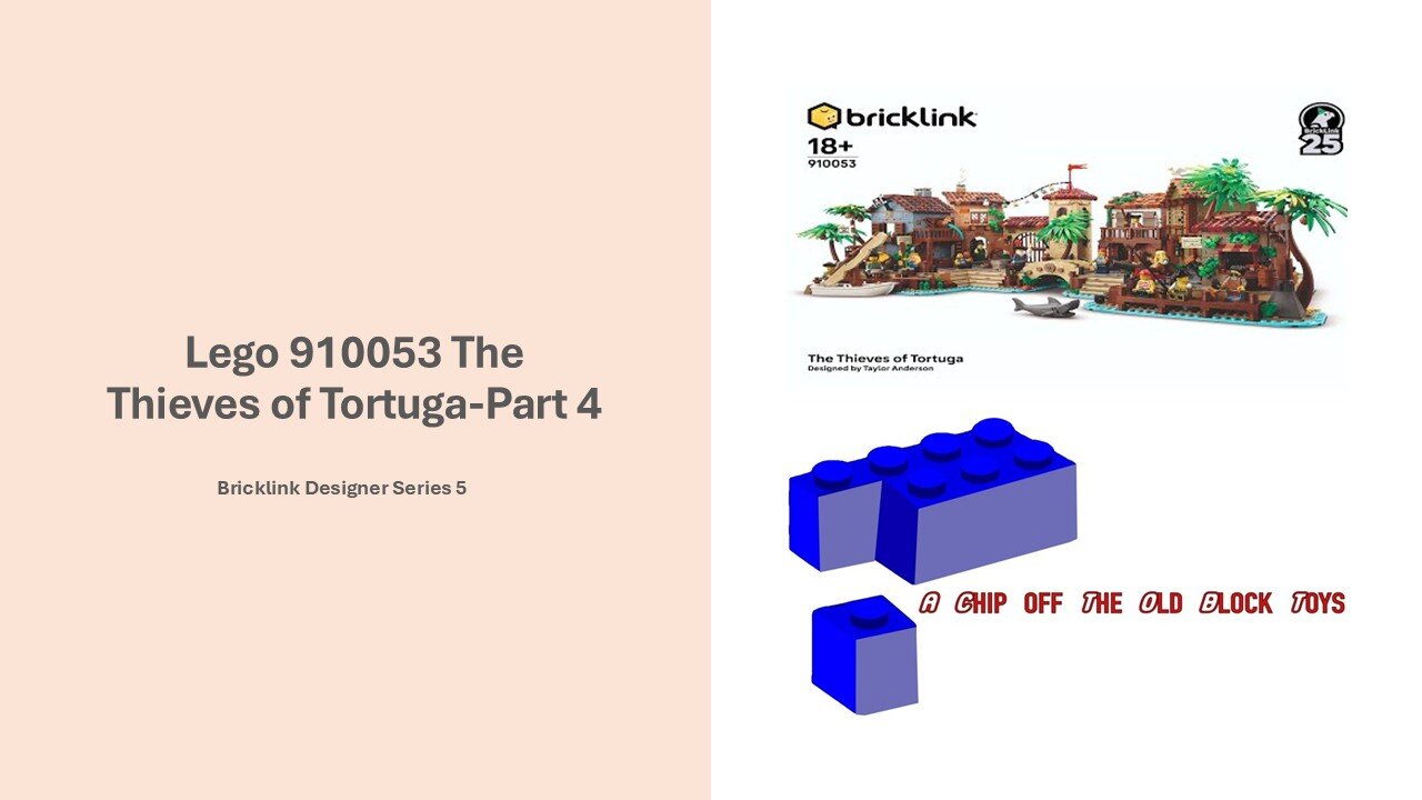 Building The Thieves of Tortuga Lego 910053 Set-Part 4