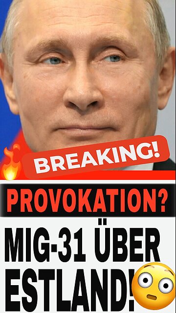 Russland provoziert Nato? – Kampfjets über Estland! 🚨