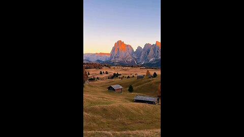 Dolomites in Italy nature video