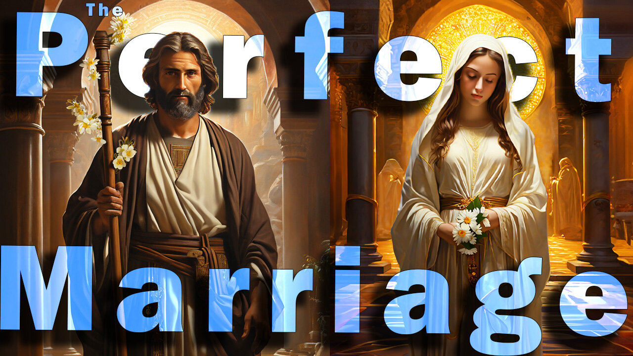 The Perfect Marriage of Our Lady and Saint Joseph #Catholic #Catholicism #ANF