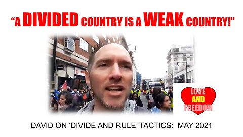 "A DIVIDED nation is a WEAK nation!"