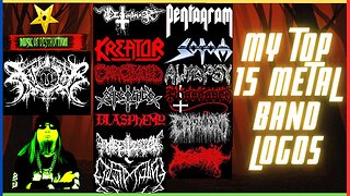 ⛧My Top 15 Metal Band Logos⛧
