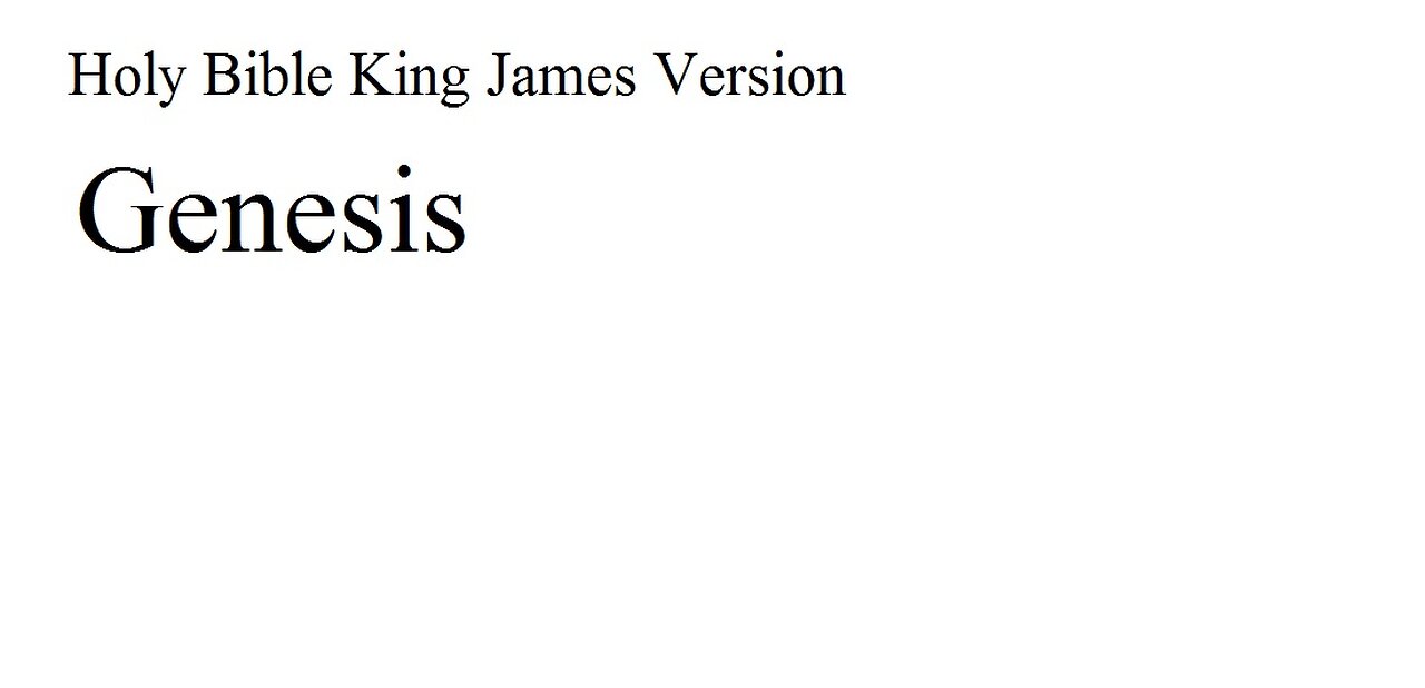 Genesis Chapter 3