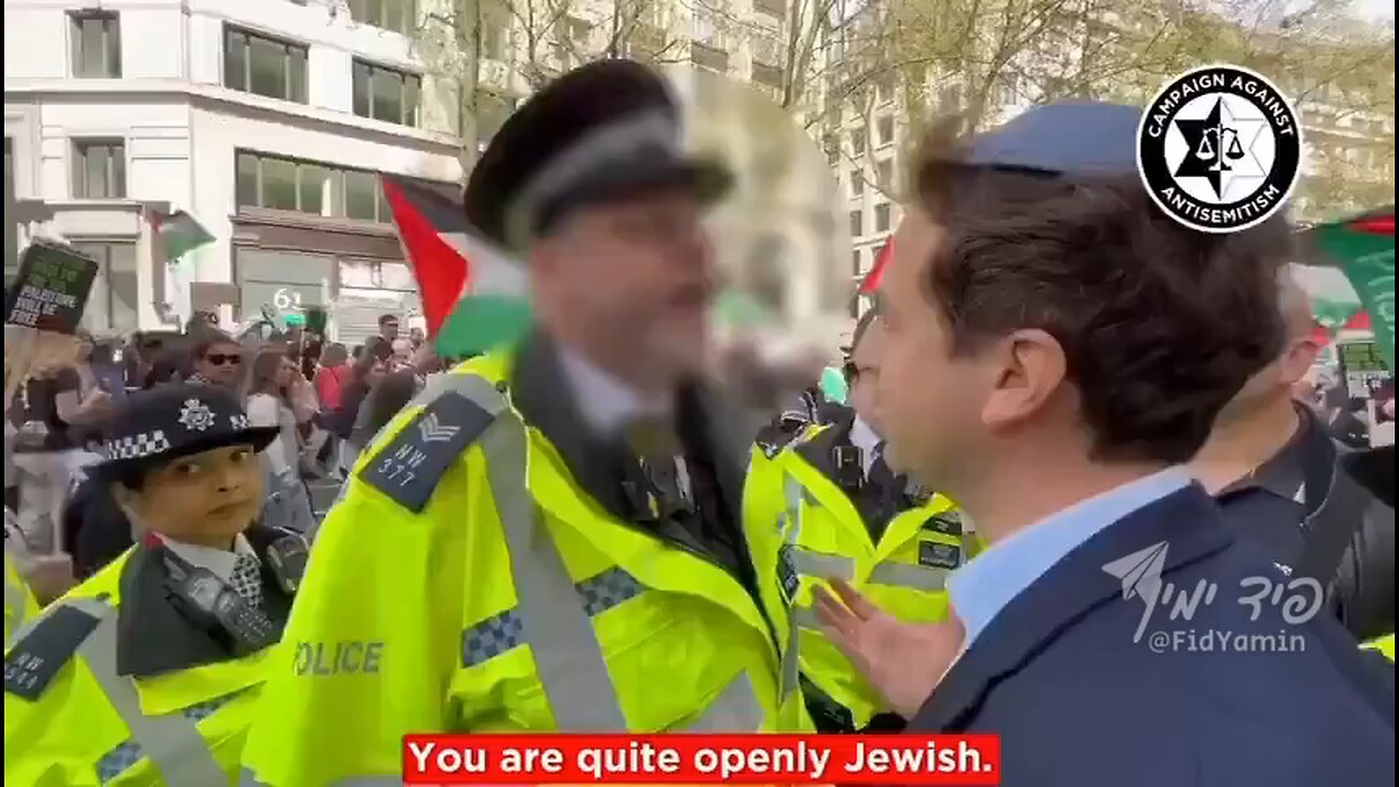 You will arrested because you look like a Jew - Britain Completely Lost It's Mind! Free country? NO!