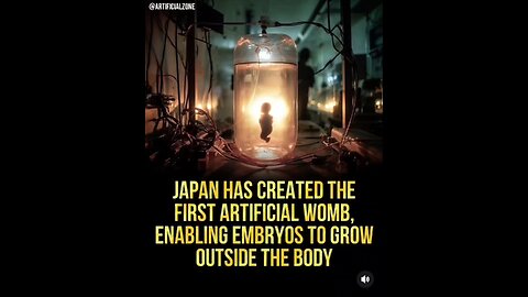 Japan creates the first artifical womb.