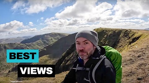 HELVELLYN via STRIDING EDGE & SWIRRAL EDGE plus CATSTYE CAM #wainwrights