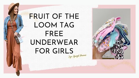 Fruit of the loom tag free underwear for girls review