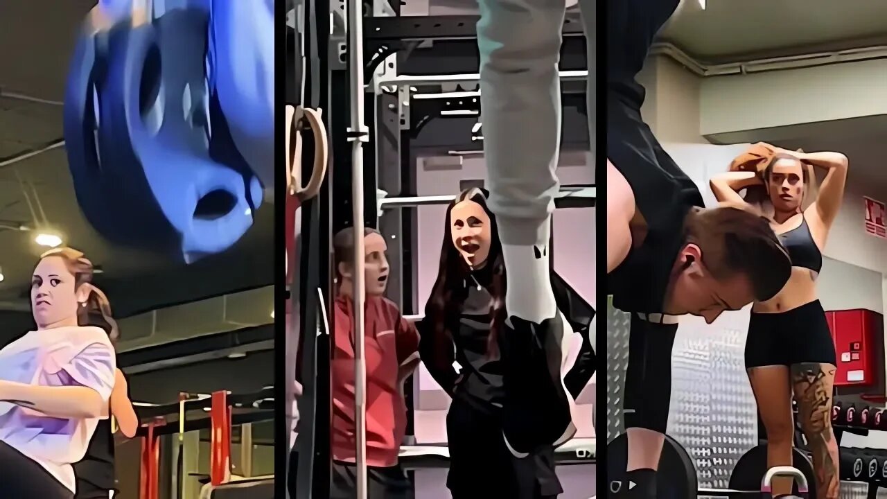 🔥Scaring People in The Gym With Calisthenics #87