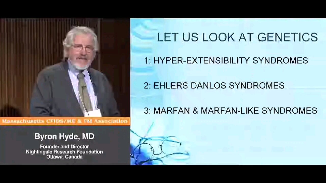 Genetic Conditions: 1. Hyper-Extensibility, 2. EDS, 3. Marfan & Marfan-like Syndromes - Byron Hyde, MD