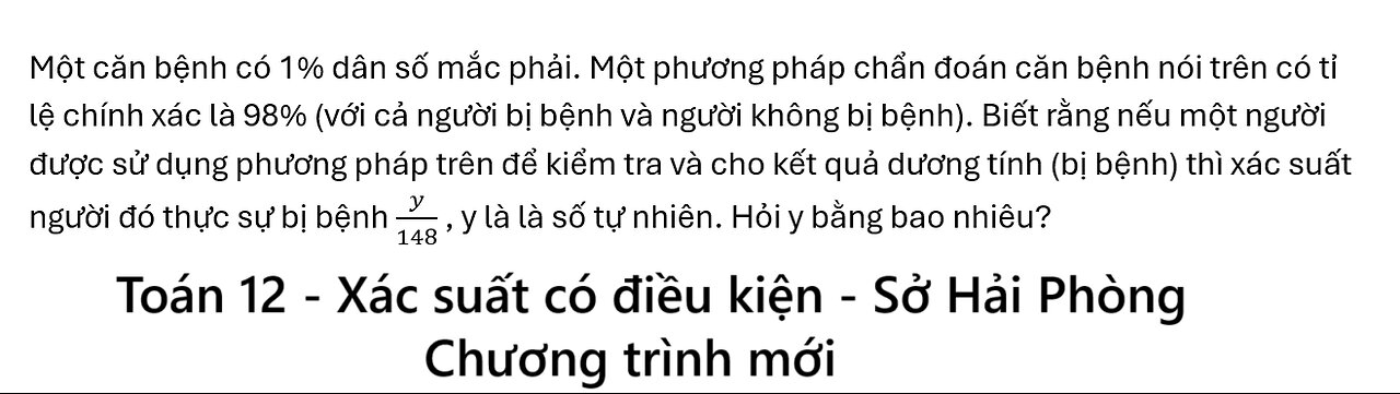 Sở Hải Phòng: Một căn bệnh có 1% dân số mắc phải. Một phương pháp chẩn đoán căn bệnh nói trên có tỉ