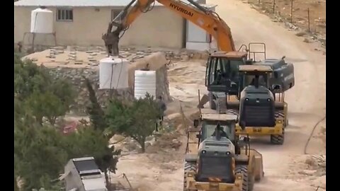 Israeli bulldozers have entered Khalet al Duqayqa in Masafer Yatta to demolish Palestinian homes
