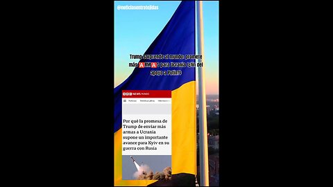 Trump sorprende al mundo: promete más 🅰️RM🅰️S para Ucrania (¿fin del apoyo a Putin?)