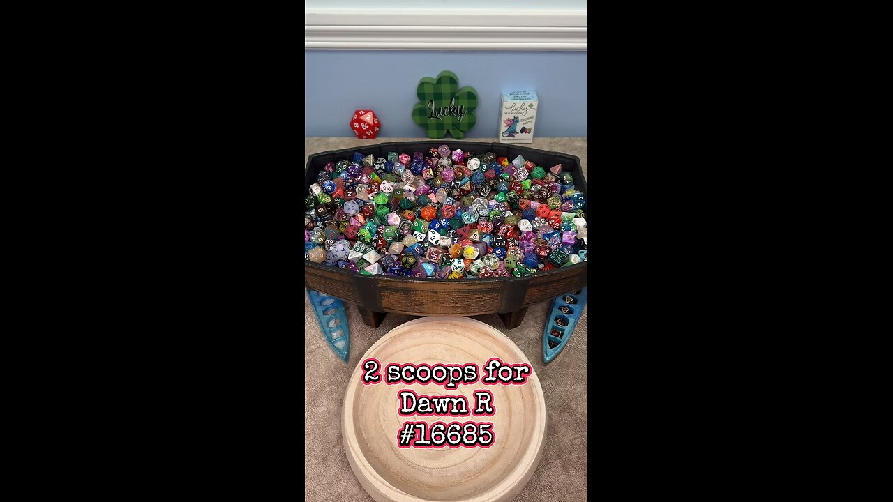 2 scoops for Dawn R!! #16685 #onelinkatatimeshop #scoops #dice #dnd