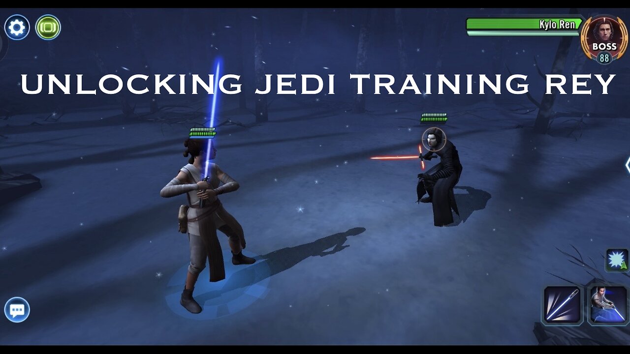Unlocking Rey (Jedi Training)! | Pretty Easy Event! | VERY Low Gear Characters Required!