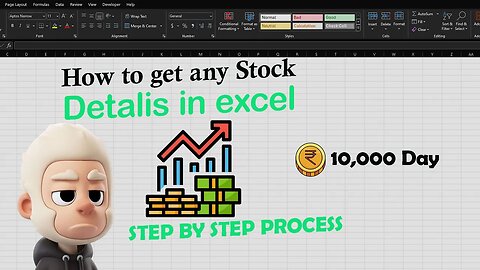 How to Get All Stock Details in Excel | Live Stock Market Tracking